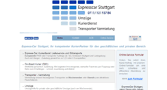 Desktop Screenshot of expresscar-transporter-vermietung-umzug-stuttgart.visionbrasil.de